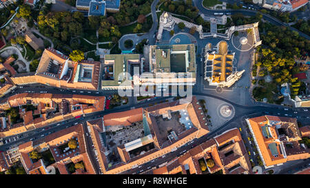 Il Bastione dei Pescatori e la chiesa di San Mattia o Mátyás Templom, Budapest, Ungheria Foto Stock