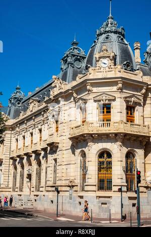 Francia, Haute Garonne, Toulouse, distretto di Carmes, facciate di hotel in particolare, rue de Metz Foto Stock