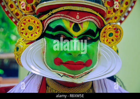 Kathakali, K. Sivrajan, la danza classica, India Foto Stock