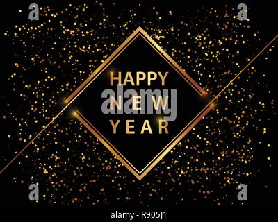 Felice Anno Nuovo Illustrazione Vettoriale