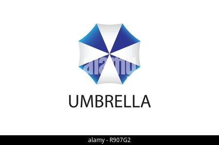 Il logo ombrello Illustrazione Vettoriale