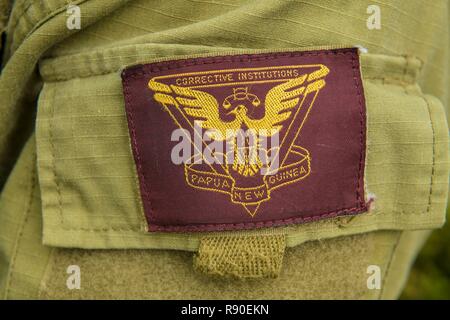 Papua Nuova Guinea, Golfo di Papua, Capitale Nazionale di Port Moresby, città di Bomana prigione Foto Stock