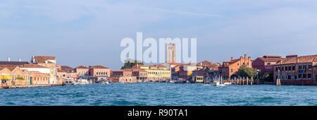 Vista sull'isola di Murano, Venezia, Italia Foto Stock