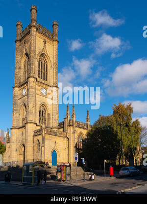 San Luca la chiesa di Leece Street, Liverpool. Bombardato nel 1941 blitz, ma la shell sopravvive. Immagine presa nel novembre 2018. Foto Stock