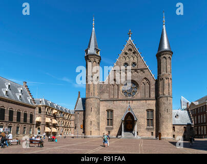 La Ridderzaal (cavalieri 'Hall) Binnenhof (corte interna), l'Aia ( Den Haag ), Zuid-Holland (South Holland), Paesi Bassi Foto Stock