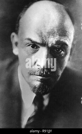 Lenin, Vladimir Ilyich Ulyanov (1870 - 1924), Lenin russo rivoluzionario comunista, politico e teorico politico. Foto Stock