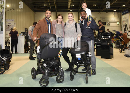 Bambino al bambino mostra a Londra ExCeL con: Aston Merrygold, Sarah Lou Richards, Chloe Gill, JB Gill, Ace Gill dove: Londra, Regno Unito quando: 17 Nov 2018 Credit: PinPep/WENN.com Foto Stock