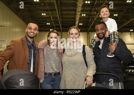 Bambino al bambino mostra a Londra ExCeL con: Aston Merrygold, Sarah Lou Richards, Chloe Gill, JB Gill, Ace Gill dove: Londra, Regno Unito quando: 17 Nov 2018 Credit: PinPep/WENN.com Foto Stock