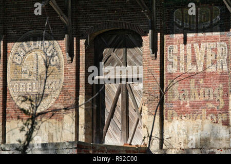 Deposito dei treni in EUFALA ALABAMA Foto Stock