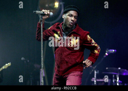 American cantautore Leon ponti di eseguire durante il primo di 2 esaurito notti all'O2 Brixton Academy di Londra per sabato 17 novembre 2018 (foto di Ian Bines/WENN) dotata di: leon ponti dove: Londra, Regno Unito quando: 17 Nov 2018 Credit: WENN.com Foto Stock