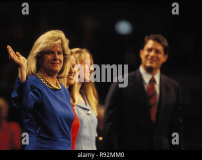 Lug. 16, 1992 - ribaltatore Gore AKA Mary Elizabeth Aitcheson con Al Gore e famiglia 07-16-1992.# 16434.(Immagine di credito: © Globo foto/ZUMApress.com) Foto Stock