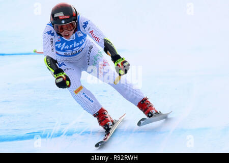 In Val Gardena Groeden, Italia. Xix Dec, 2018. Audi FIS Coppa del Mondo di sci femminile super g; Nicol Delago ITA in azione Credit: Azione Plus sport/Alamy Live News Foto Stock