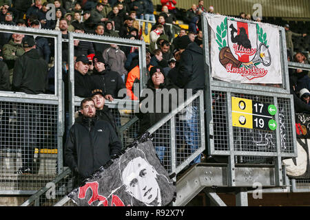 KERKRADE, calcio, KNVB Beker, Coppa Nazionale gioco, stagione 2018-2019, 19-12-2018, Parkstad Limburg Stadium, Ajax tifosi durante il gioco Roda JC - Ajax Foto Stock