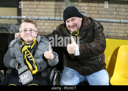 KERKRADE, calcio, KNVB Beker, Coppa Nazionale gioco, stagione 2018-2019, 19-12-2018, Parkstad Limburg Stadium, Roda tifosi durante il gioco Roda JC - Ajax Foto Stock