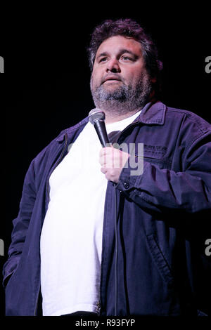 Artie Lange un regolare su Howard Stern TV radio show esegue in concerto a Florida Atlantic University in Boca Raton, Florida il 16 gennaio 2009. Foto Stock