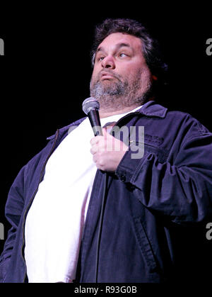 Artie Lange un regolare su Howard Stern TV radio show esegue in concerto a Florida Atlantic University in Boca Raton, Florida il 16 gennaio 2009. Foto Stock