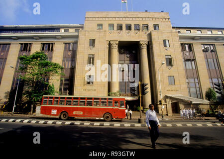 Reserve Bank of India, Mumbai Bombay, Maharashtra, India Foto Stock