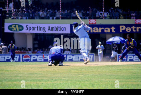 Partita di cricket a Wankhede, Mumbai Foto Stock