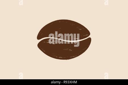 Chicco di caffè sfondo Illustrazione Vettoriale