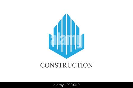 Il logo di costruzione Illustrazione Vettoriale