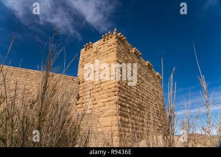 Ruine der Kreuzfahrerburg Montreal oder Shobak Castello, Shoubak, Jordanien, Asien | Montreal o Shoubak castello crociato rovine, Shoubak, Giordania, Asia Foto Stock