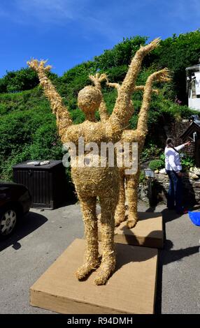 Il museo della stregoneria, Boscastle,Cornwall,l'Inghilterra,UK Foto Stock