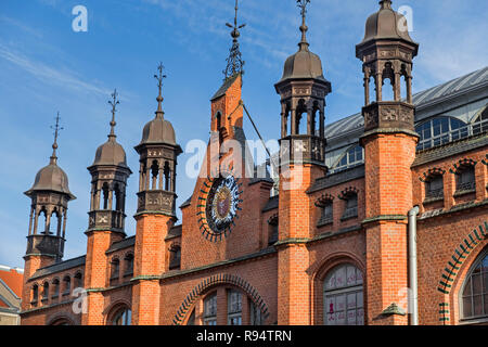 Hala Targowa Market Hall Danzica Polonia Polonia Foto Stock