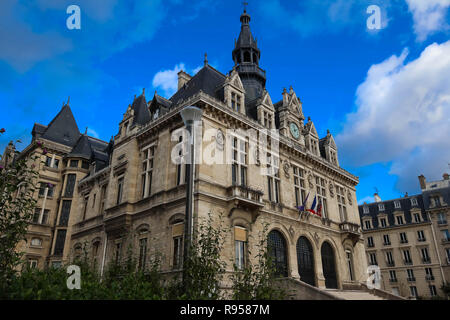 Il municipio della città di Vincennes, ad est di Parigi, Francia. Foto Stock