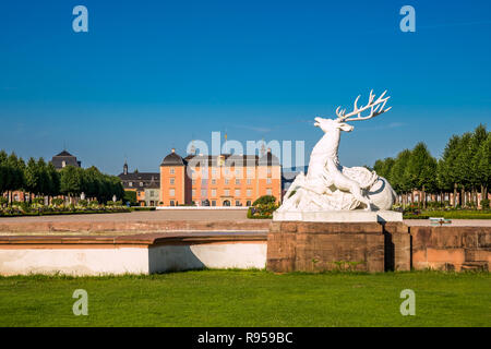 Palazzo, Schwetzingen, Germania Foto Stock