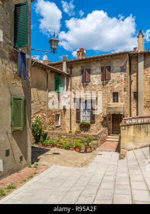 Montepulciano, famosa cittadina medievale in provincia di Siena. Toscana, Italia. Foto Stock