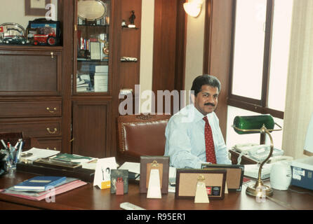 Anand Mahindra, Vice Presidente e Amministratore Delegato di Mahindra & Mahindra Ltd, India, n. MR Foto Stock