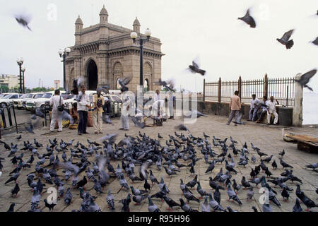 Gateway of India, Apollo Bunder, Colaba, Bombay, Mumbai, Maharashtra, India Foto Stock