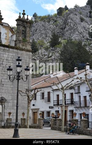 Sendero El Pinsapar, pineta escursione da grazalema Benamahoma per Foto Stock