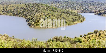 Provincia di Cáceres, Estremadura, Spagna. Jose Maria de Oriol-Alcantara II serbatoio. Foto Stock