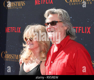 Netflix è 'Il Natale cronache' Los Angeles Premiere detenute all'Bruin Westwood con: Goldie Hawn, Kurt Russell dove: Los Angeles, California, Stati Uniti quando: 18 Nov 2018 Credit: Sheri Determan/WENN.com Foto Stock