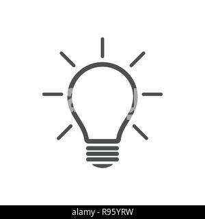 Idea, lampadina, istruzione Illustrazione Vettoriale
