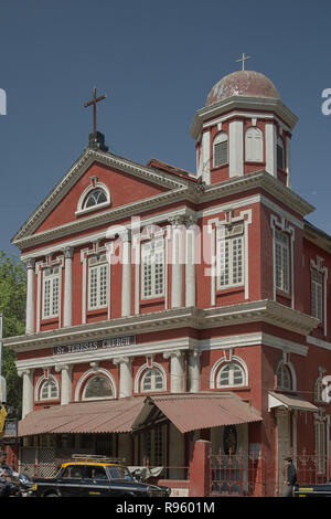 30-Mar-2008-SAN Teresa Chiesa- Charni Road East, Jaganath Sanker Road, Bhatwadi, Girgaon, Mumbai, Maharashtra india asia Foto Stock