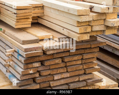 Legname di legno per impiego strutturale Foto Stock