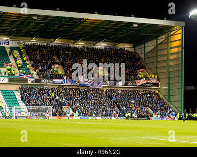 Easter Road, Edimburgo, Regno Unito. Xix Dec, 2018. Ladbrokes Premiership, Hibernian versus; Rangers Rangers Fan Credito: Azione Sport Plus/Alamy Live News Foto Stock