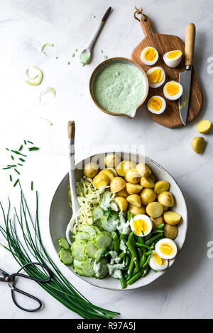 Dea verde insalata di patate Foto Stock