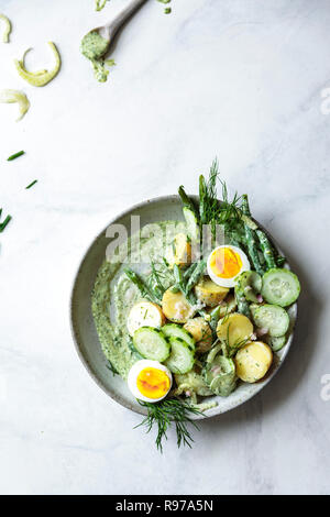 Dea verde insalata di patate Foto Stock