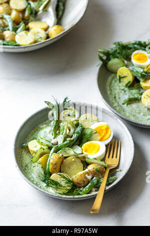 Dea verde insalata di patate Foto Stock