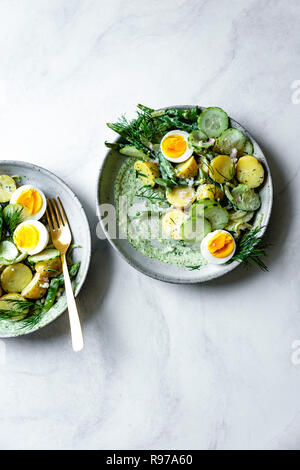 Dea verde insalata di patate Foto Stock