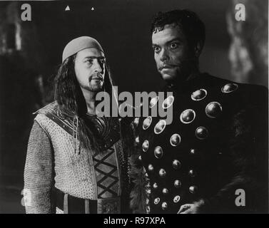 Pellicola originale titolo: Macbeth. Titolo inglese: Macbeth. Anno: 1948. Direttore: Orson Welles. Stelle: Orson Welles. Credito: Repubblica Pictures / Album Foto Stock