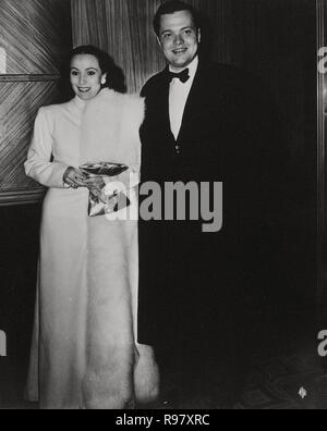 DOLORES DEL RIO; Orson Welles. Foto Stock