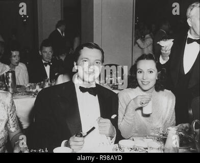 DOLORES DEL RIO; Orson Welles. Foto Stock