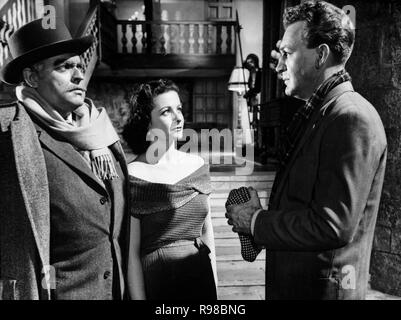 Pellicola originale titolo: TROUBLE IN THE GLEN. Titolo inglese: TROUBLE IN THE GLEN. Anno: 1954. Direttore: Herbert WILCOX. Stelle: Orson Welles; Margaret Lockwood; FORREST TUCKER. Credito: Repubblica Pictures / Album Foto Stock