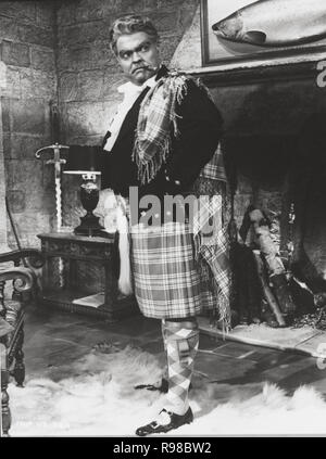 Pellicola originale titolo: TROUBLE IN THE GLEN. Titolo inglese: TROUBLE IN THE GLEN. Anno: 1954. Direttore: Herbert WILCOX. Stelle: Orson Welles. Credito: Repubblica Pictures / Album Foto Stock