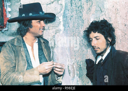 Pellicola originale titolo: PAT GARRET e Billy The Kid. Titolo inglese: PAT GARRET e Billy The Kid. Anno: 1973. Direttore: Sam Peckinpah. Stelle: Kris Kristofferson; BOB DYLAN. Credito: M.G.M. / Album Foto Stock