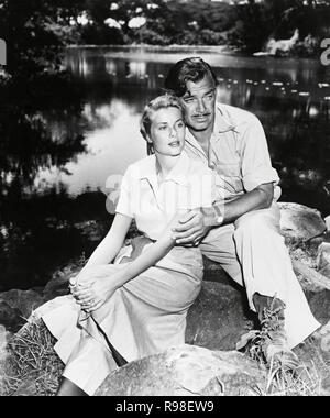 Pellicola originale titolo: MOGAMBO. Titolo inglese: MOGAMBO. Anno: 1953. Direttore: JOHN FORD. Stelle: Clark Gable; Grace Kelly. Credito: M.G.M / Album Foto Stock